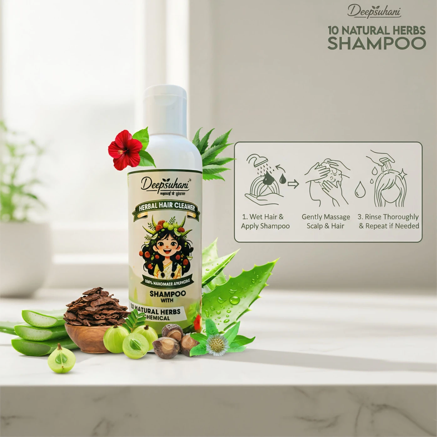 deepsuhani ayurvedic shampoo 10 herbs natural hair cleaner deepsuhani ayurvedic shampoo 10 herbs natural hair cleaner